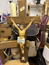 Crucifix large wooden for sale  TONYPANDY