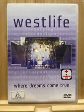 DVD WESTLIFE WHERE DREAM COME TRUE lançamento genuíno (21 faixas/canções) raro r Todos comprar usado  Enviando para Brazil