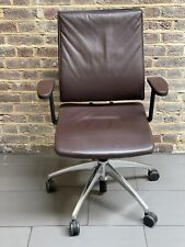 Sedus brown leather for sale  LONDON