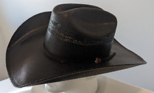 Usado, Chapéu de cowboy Justin 20X palha - JS 1056CTTR-preto 7 1/8 (57) Milano Hat Co comprar usado  Enviando para Brazil