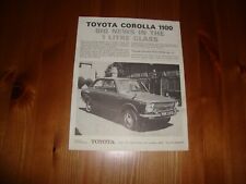 Toyota corolla 1100 for sale  GILLINGHAM