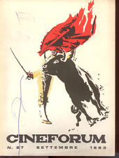 Cineforum settembre 1963 usato  Verona