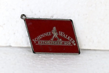 Usado, Chaveiro de publicidade vintage Johnnie Walker etiqueta vermelha uísque escocês antigo metal "F8 comprar usado  Enviando para Brazil