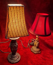 Set of 2 Small Bedside Table Lamps Fabric Shades Desk Lamps for Bedroom Office for sale  Shipping to South Africa
