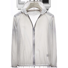 Jaqueta masculina proteção solar com capuz respirável secagem rápida ultraleve comprar usado  Enviando para Brazil