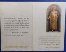 Usado, UNIVERSITÀ CATTOLICA Sacro Cuore Cappella Ludovico Pogliaghi CON PREGHIERA segunda mano  Embacar hacia Argentina