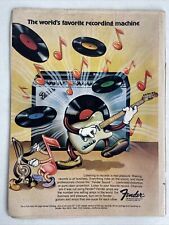 1973 FENDER Guitar Amp Ad Advertisement Telecaster David Willardson Artwork for sale  Dorchester
