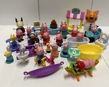 Lote de brinquedos de ação Peppa Pig 20 bonecos, 1 carro e família de móveis comprar usado  Enviando para Brazil