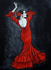 Quadro ballerina flamenco usato  Villaricca
