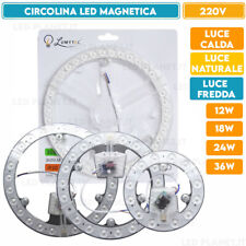 Circolina LED magnetica luce 12 18 24 36w sostituisce il neon circolare calamita, usato usato  Giugliano In Campania