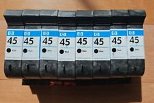 8 cartuchos de tinta negra originales HP 45 vacíos segunda mano  Embacar hacia Argentina
