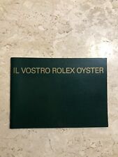 Rolex libretto oyster usato  Cagliari