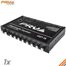 Usado, Ecualizador de audio para automóvil PRV EQ7-15 7 bandas 1/2 Din 6 canales salida RCA ECUALIZADOR gráfico segunda mano  Embacar hacia Mexico