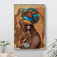 African Black Women Canvas Painting Poster Wall Art Picture Home Decor Print Art for sale  Shipping to Canada