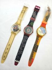 Lote 3 relojes Swatch vintage GZ124 Sribble GR104 Bar oriental GK131 - correas dmg segunda mano  Embacar hacia Argentina