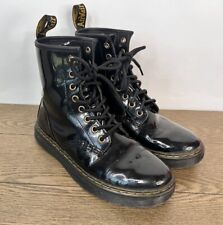 Botas Doc Martens Zavala couro envernizado preto AW004 masculinas 6 femininas 7 usadas (F) comprar usado  Enviando para Brazil