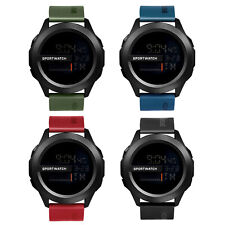 Relógio de pulso esportivo digital silicone para adolescentes estudantes data alarme multifuncional comprar usado  Enviando para Brazil