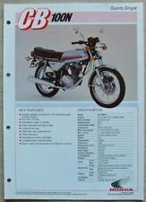 Honda cb100n motorcycle for sale  LEICESTER