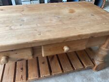 oak small coffee table for sale  LEATHERHEAD