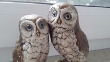 Pair owls sitting for sale  Shipping to Ireland
