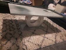 grey coffee white table for sale  SHILDON