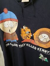 1998 Vintage X Comedy Central x South Park “OMG THEY KILLED KENNY” Tshirt. Rare, usato usato  Spedire a Italy