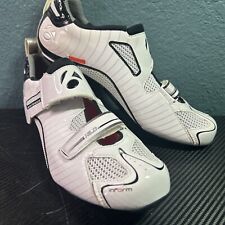 Zapatos de bicicleta de triatlón de carbono Bontrager Hilo Inform EU 45.5 EE. UU. 12.5 blancos 3 pernos segunda mano  Embacar hacia Argentina
