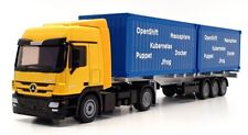 Caminhão e contêiner Siku escala 1/50 3921 - Mercedes Benz Actros - Amarelo azul comprar usado  Enviando para Brazil