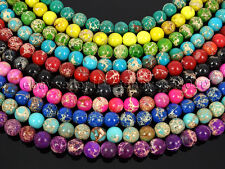 Natural Sea Sediment Jasper Gemstone Round Beads 15.5'' 4mm 6mm 8mm 10mm 12mm, used for sale  Shipping to South Africa