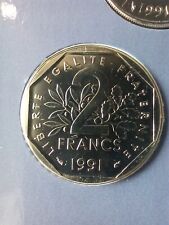 Francs semeuse 1991 d'occasion  Plœuc-sur-Lié