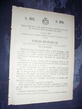 Regio decreto del usato  Catania