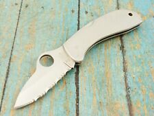 VINTAGE GIN1 SPYDERCO JAPAN C04 EXECUTIVE STAINLESS LOCKBACK POCKET KNIFE KNIVES for sale  Shipping to South Africa