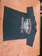 Camiseta Vintage Harley Davidson Motocicleta Bicicleta Ponto Único Black Eagle 1989 comprar usado  Enviando para Brazil