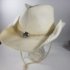 Usado, Chapéu feminino Scala tecido cowboy faroeste com alça de queixo P/M comprar usado  Enviando para Brazil