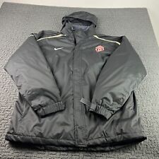 Chaqueta Nike Manchester United para Hombre 2XL Negra con Cremallera Completa con Capucha Abrigo Pesado Fútbol segunda mano  Embacar hacia Argentina