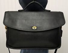 black briefcase leather for sale  Cascade Locks