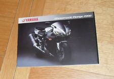 Usado, Folleto de gama de motocicletas Yamaha 2002 - YZF R1 R6 FZS Dragstar XVS1600 Wild Star segunda mano  Embacar hacia Argentina