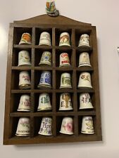 Vintage thimble wooden for sale  LONDON