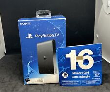 Consola Sony PlayStation TV 1GB - ¡Negra con caja y tarjeta de memoria de 16GB! segunda mano  Embacar hacia Argentina