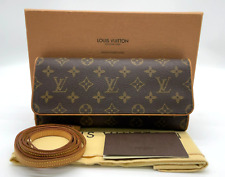 Używany, Autentyczna Louis Vuitton Monogram Pochette Twin GM M51852 Z pudełkiem JN040041 na sprzedaż  Wysyłka do Poland