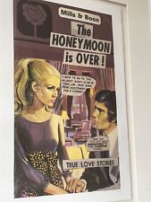 CONNOR BROTHERS - THE HONEYMOON IS OVER (MILLS & BOON)  ltd ed screenprint, used for sale  Shipping to South Africa