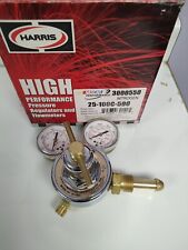 HARRIS 25-100 COMPRESSED GAS PRESSURE REGULATOR WITH 2 GAUGES for sale  Shipping to South Africa