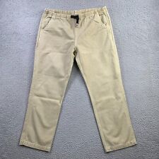 Pantalones Gramicci para hombre XL beige G1 con cinturón algodón escalador 31" entrepierna exterior segunda mano  Embacar hacia Mexico