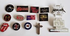 Rock Music Enamel Pin Badges Sabbath Stones The Who Kiss Pink Floyd Thin Lizzy for sale  GREAT YARMOUTH