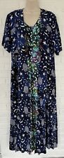 Vestido estampa celestial respingo wearable arte caprichoso tamanho único Batik colorido, usado comprar usado  Enviando para Brazil