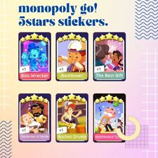Monopoly stars stickers d'occasion  Expédié en Belgium