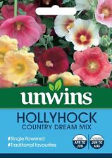 Unwins flower hollyhock for sale  WREXHAM