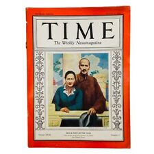 Revista Time vintage 3 de janeiro de 1938 Vol 31 nº 1 Chiang Kai-shek & Soong Mei-ling comprar usado  Enviando para Brazil