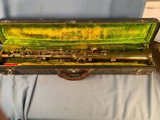 Antique Frank Holton-Conn ? Bb Straight Soprano Brass Saxophone in Holton Case for sale  Shipping to South Africa