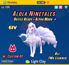 Usado, ⭐ Pokemon Scarlet and Violet ⭐ SHINY/NON 6IV ALOLAN NINETALES ⭐ 🔥 MARCA ALFA 🔥 comprar usado  Enviando para Brazil